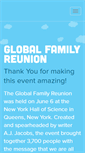 Mobile Screenshot of globalfamilyreunion.com